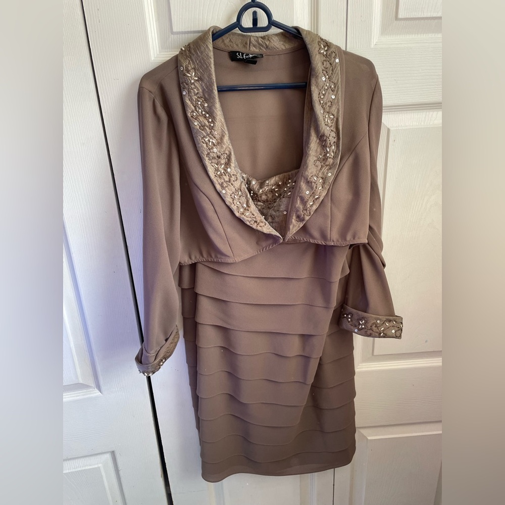 Womens  beaded and sequin dress